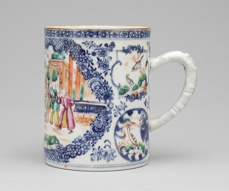 MUGG, porslin, Kina, 1700-tal.