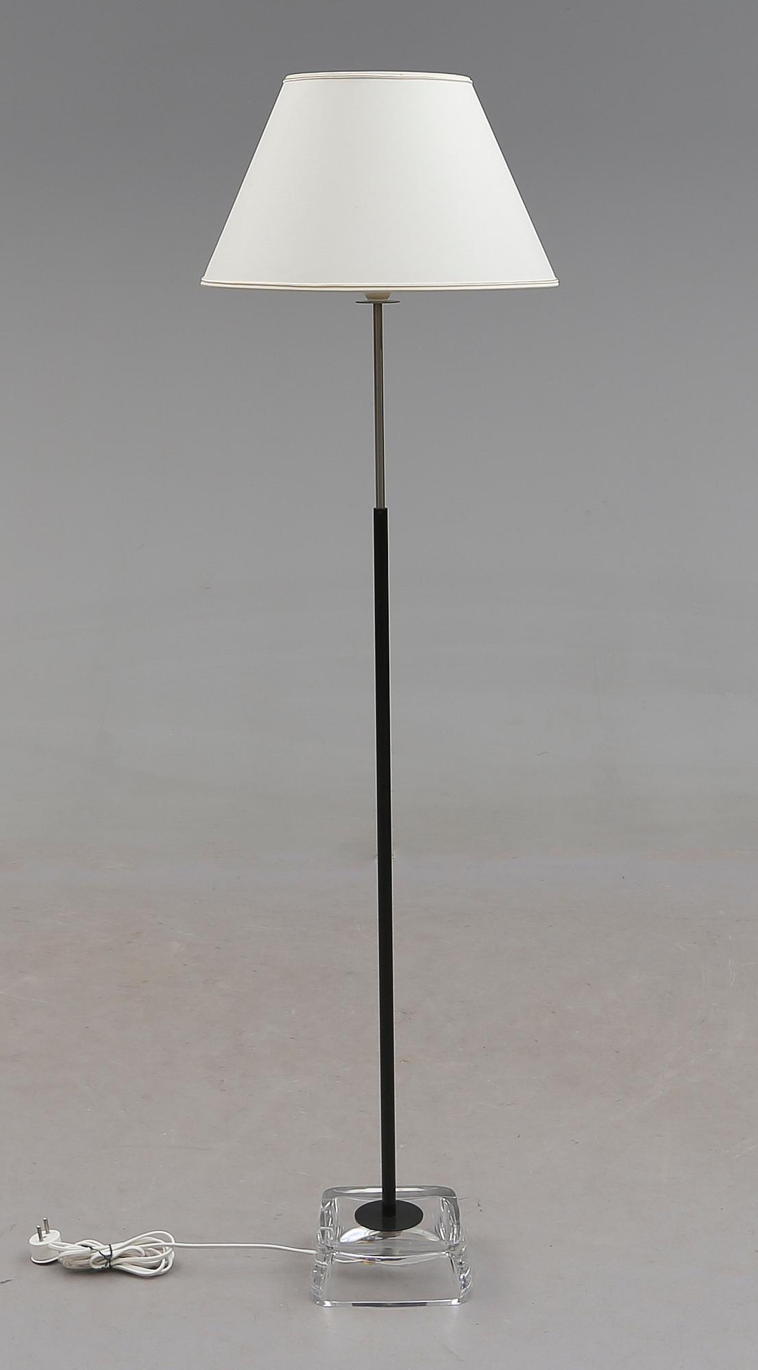 GOLVLAMPA, RD1380, Carl Fagerlund, Orrefors, 1900-talets mitt.