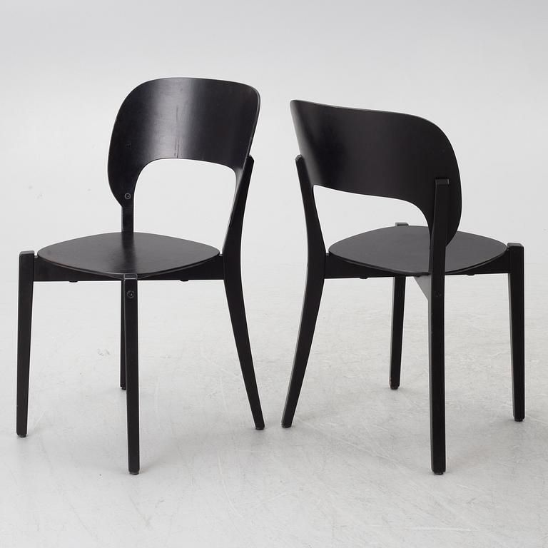 Marit Stigsdotter & Staffan Lind, eight 'Luna' chairs, Stolab.