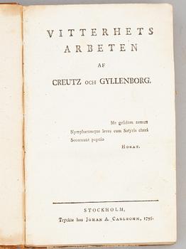 Äldre vitterhet, med Tessins brev till Gustaf III (7 vol).