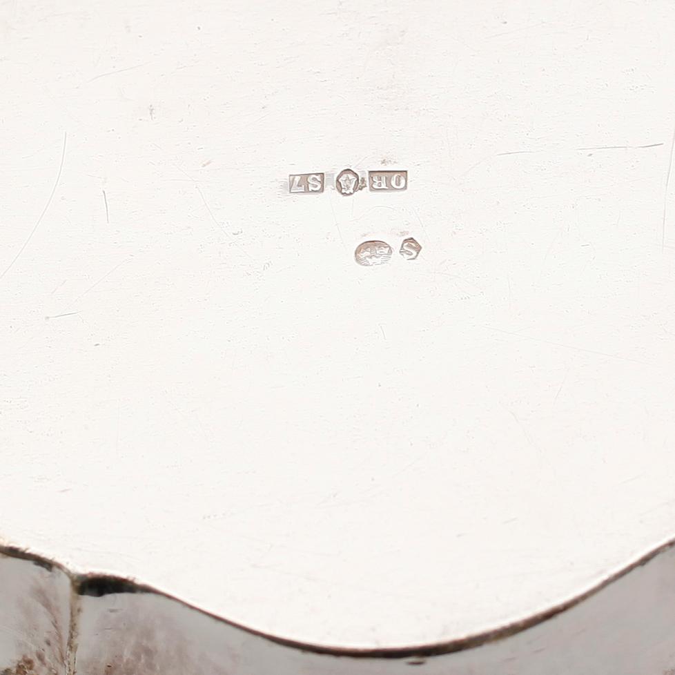 KAFFESERVIS, 3 delar, silver, 1920. Vikt ca 1032 gram.