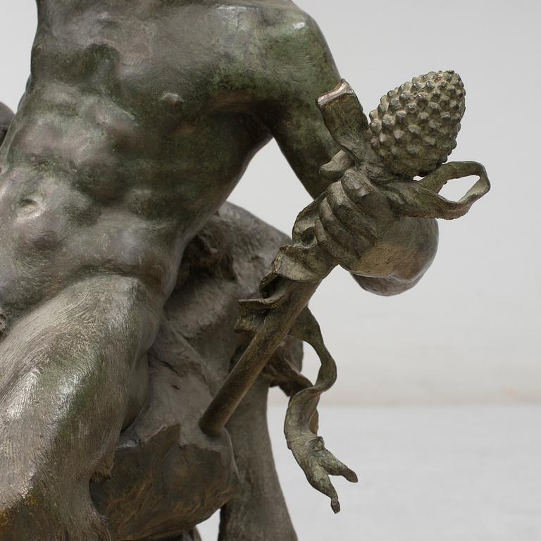 LUDWIG HASSELRIIS, sculpture, bronze, signed.