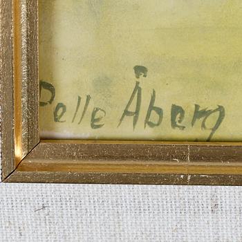 PELLE ÅBERG, blandteknik, signerad.