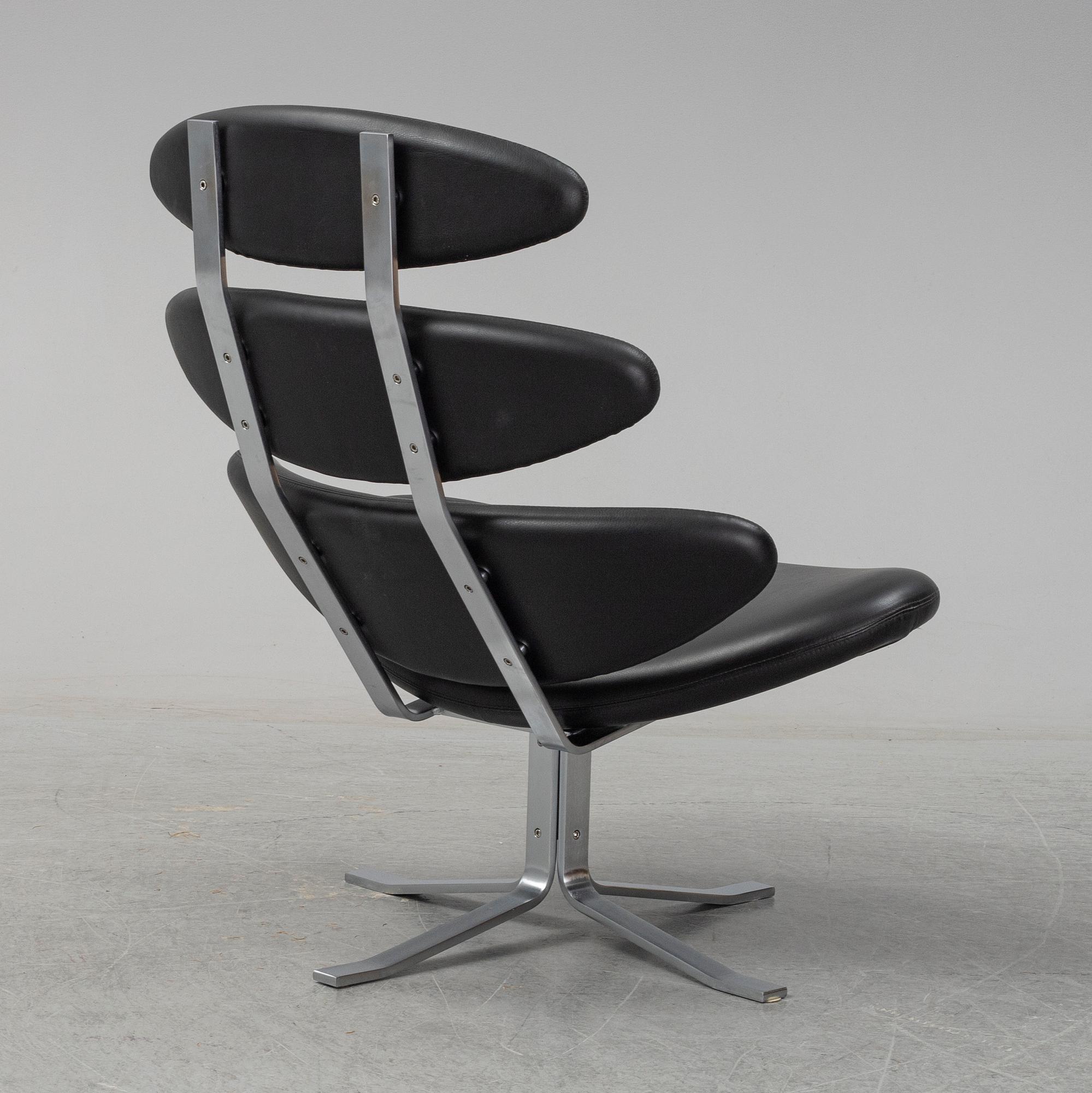 POUL VOLTHER, fåtölj, "Corona EJ 5", Erik Jørgensen, Danmark, 2000-tal.