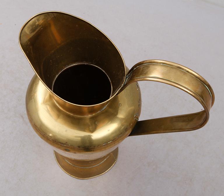 PARAPLYSTÄLL, mässing, 1900-tal.