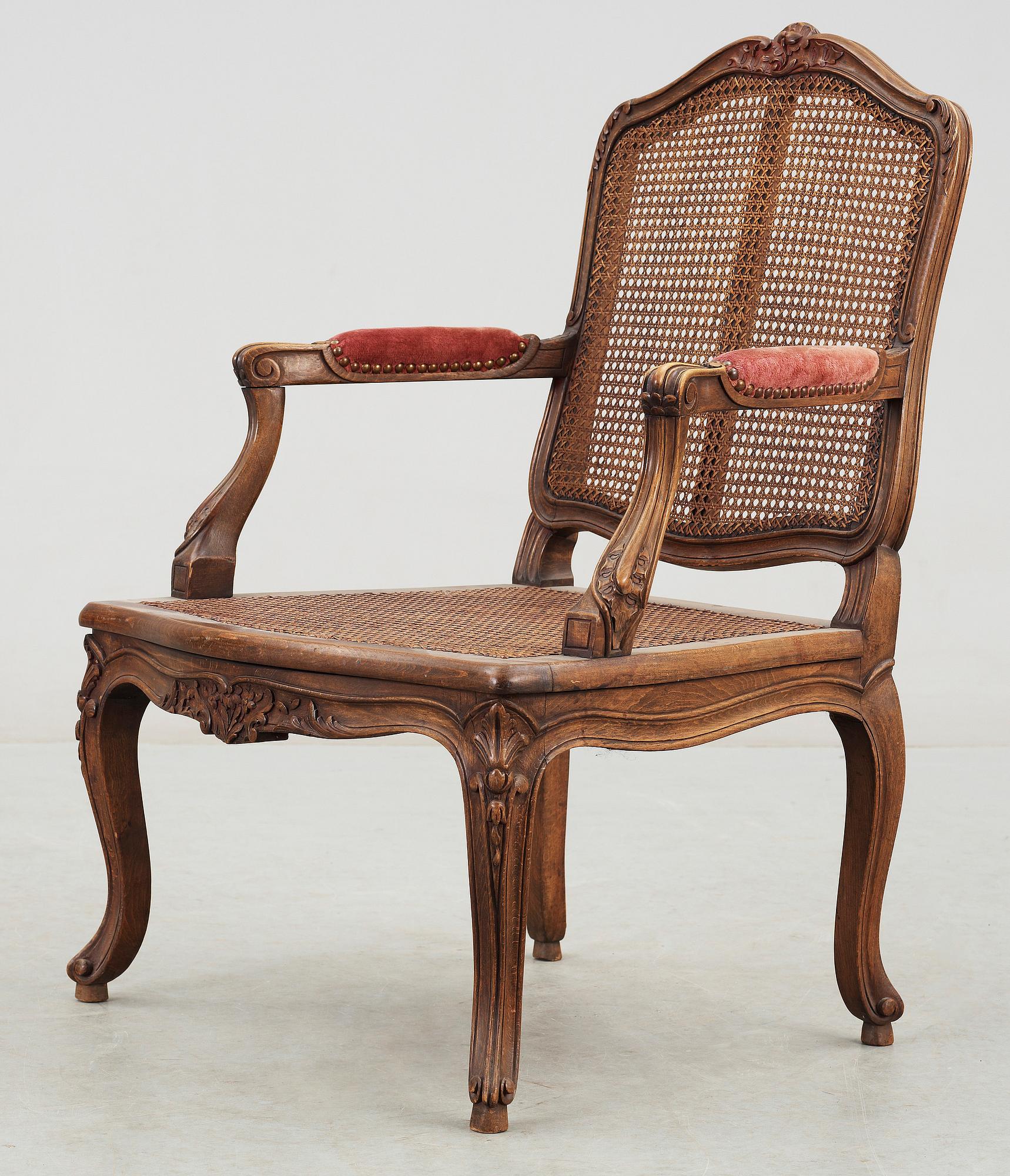 KARMSTOL, Louis XV stil, 1800.