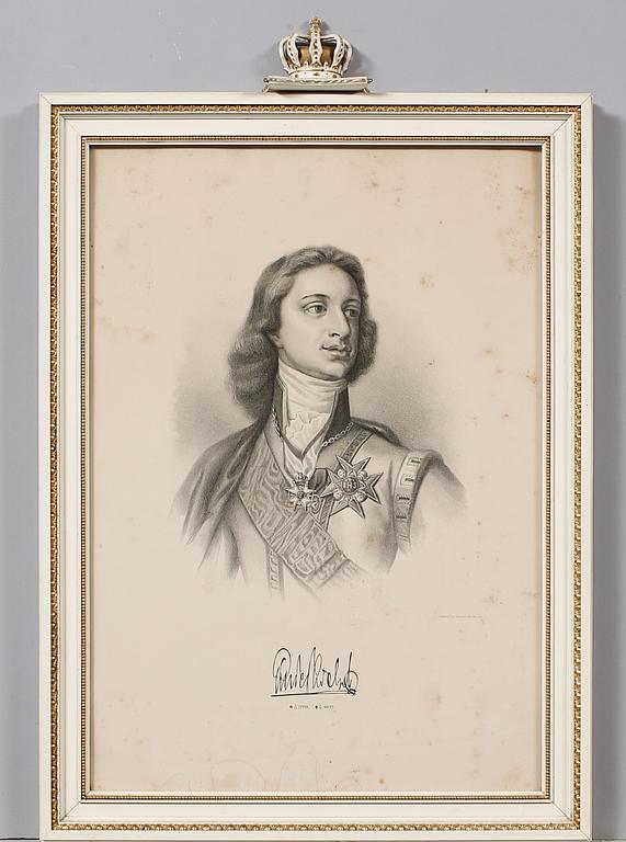 REGENTLÄNGD, litografier, 14 st, 1900-talets början.