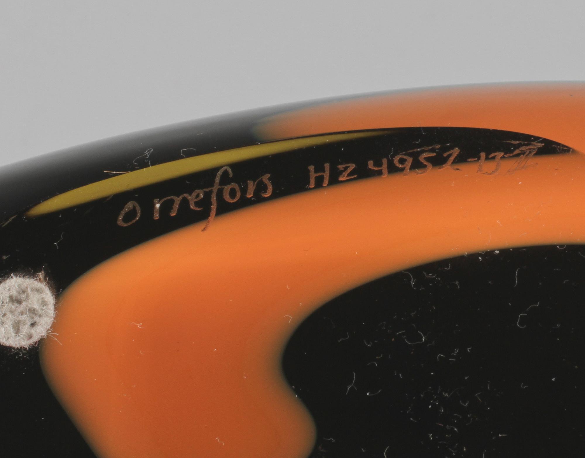 SKÅL, glas, Helene Krantz, Orrefors, 1900-talets senare del.