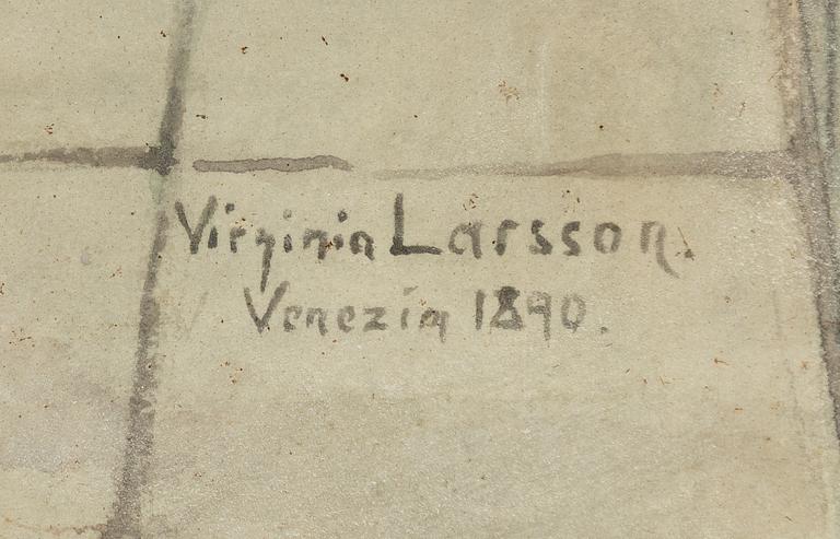 Virginia Larsson, Gatuscen.