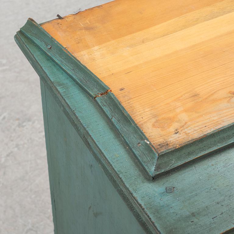 A painted Swedish provincial cabinet from Jämtland, dated 1849.