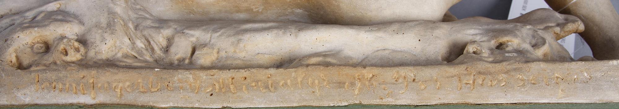 PEHR HASSELBERG, gips, sign.