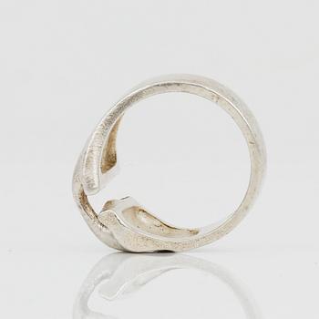 RING samt ÖRHÄNGEN, ett par, silver, Lapponia, Finland, ringen stämplad 2001.