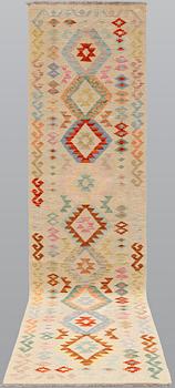 Gallerimatta, Kelim, 297 x 78 cm.