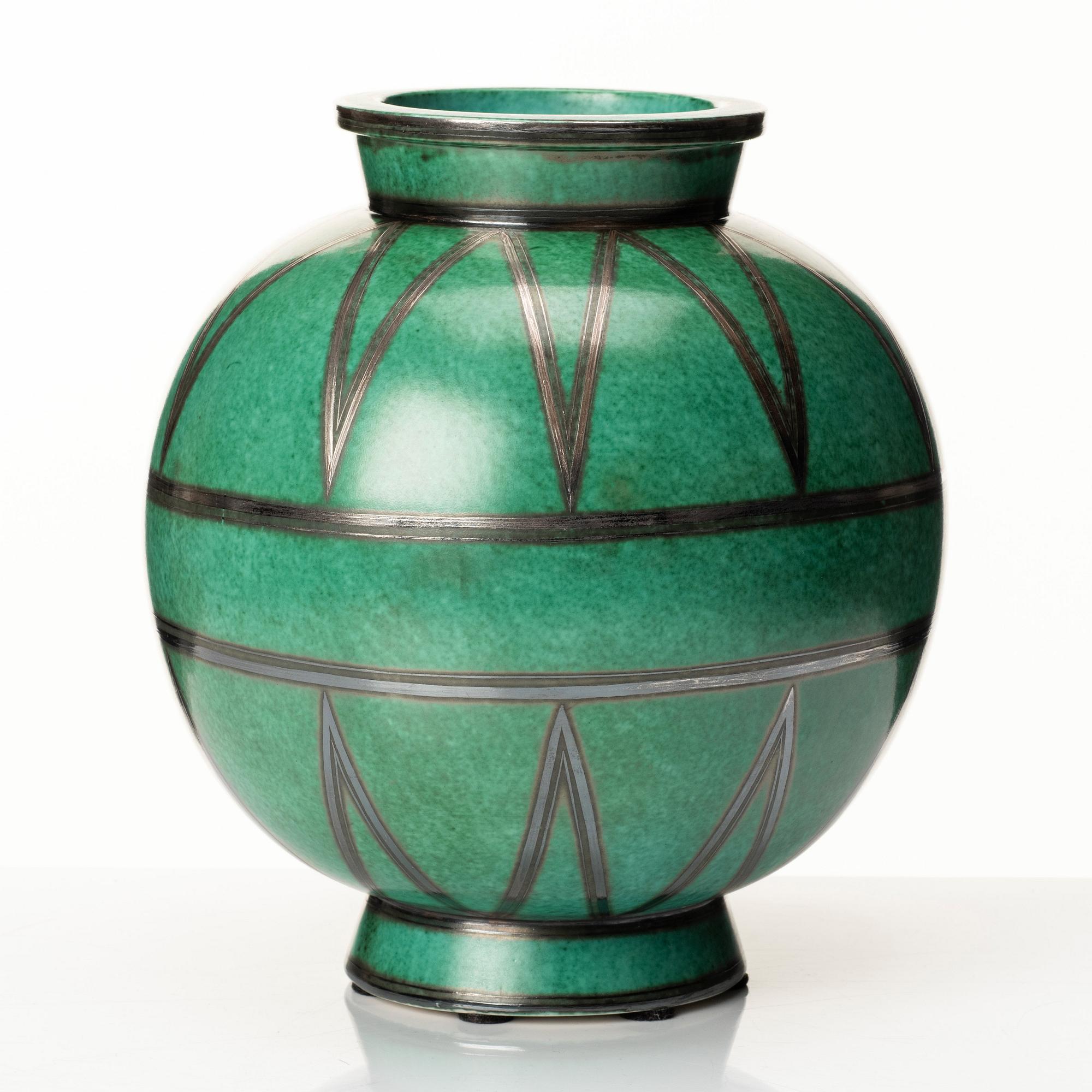 Wilhelm Kåge, vas, "Argenta", Gustavsberg.