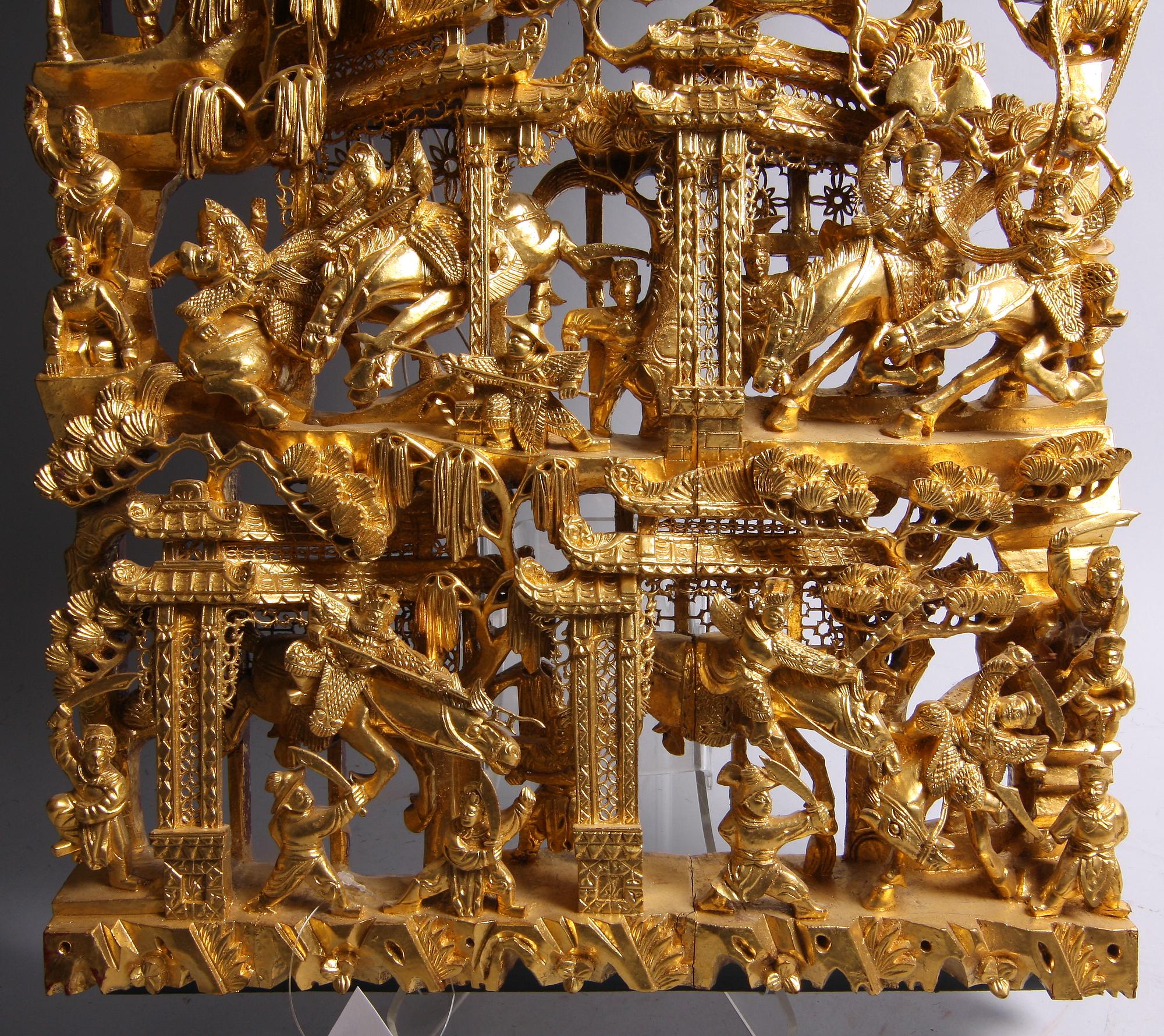 RELIEF, trä, ostasien. 1900-tal.