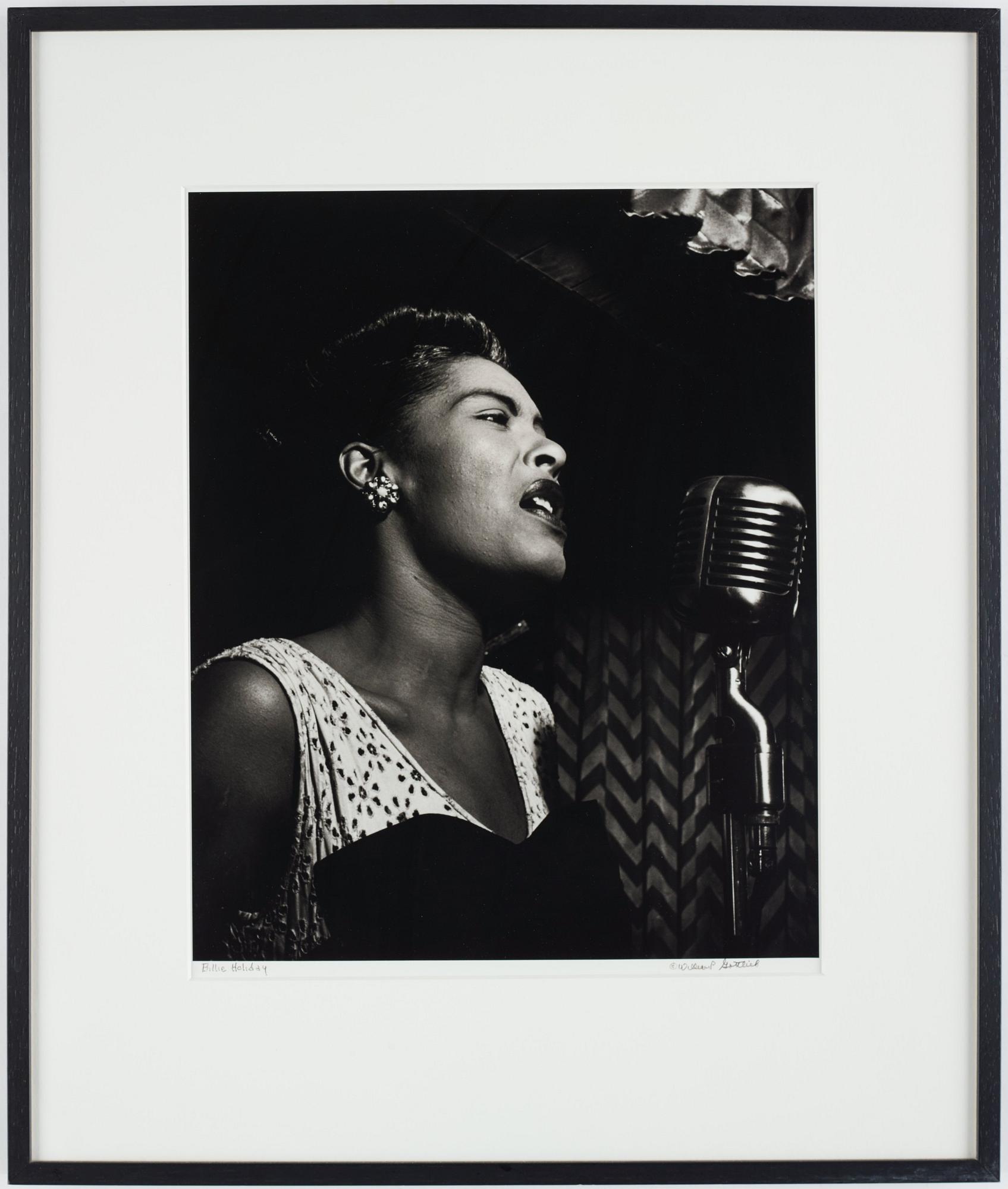 William Gottlieb, "Billie Holiday", 1940's.