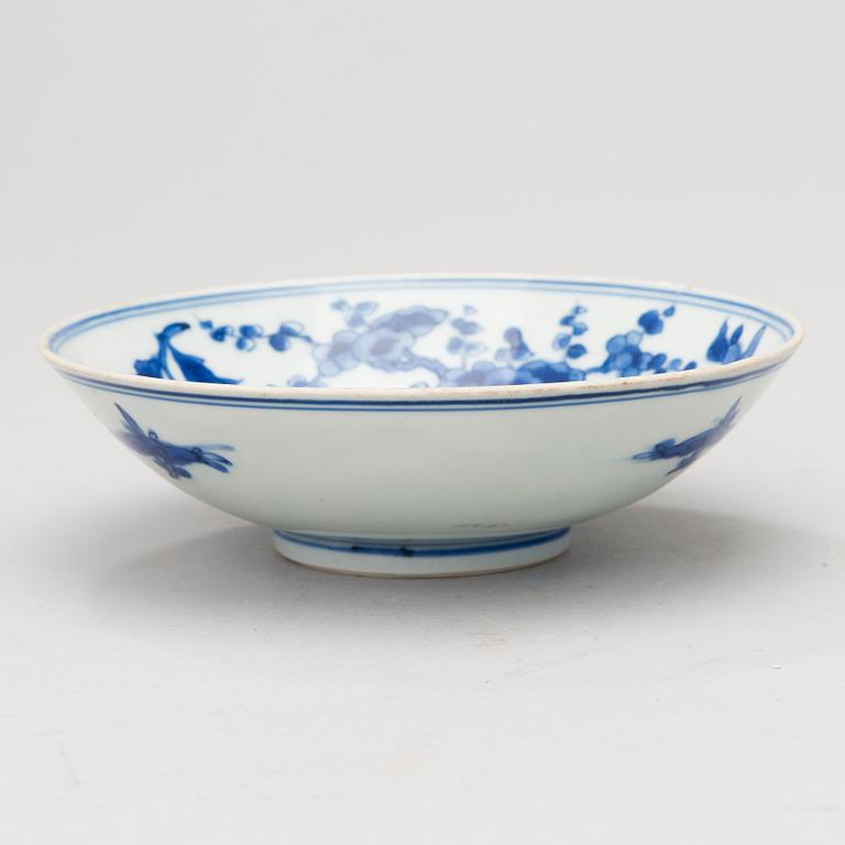 A late Ming porcelain bowl mid 18th century.