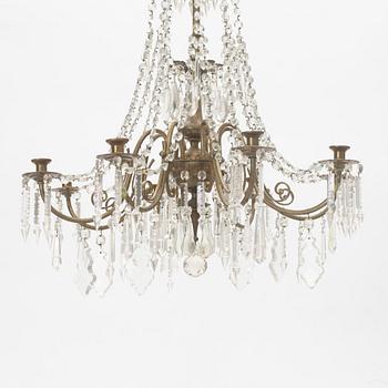 A chandelier, late 19th Century.