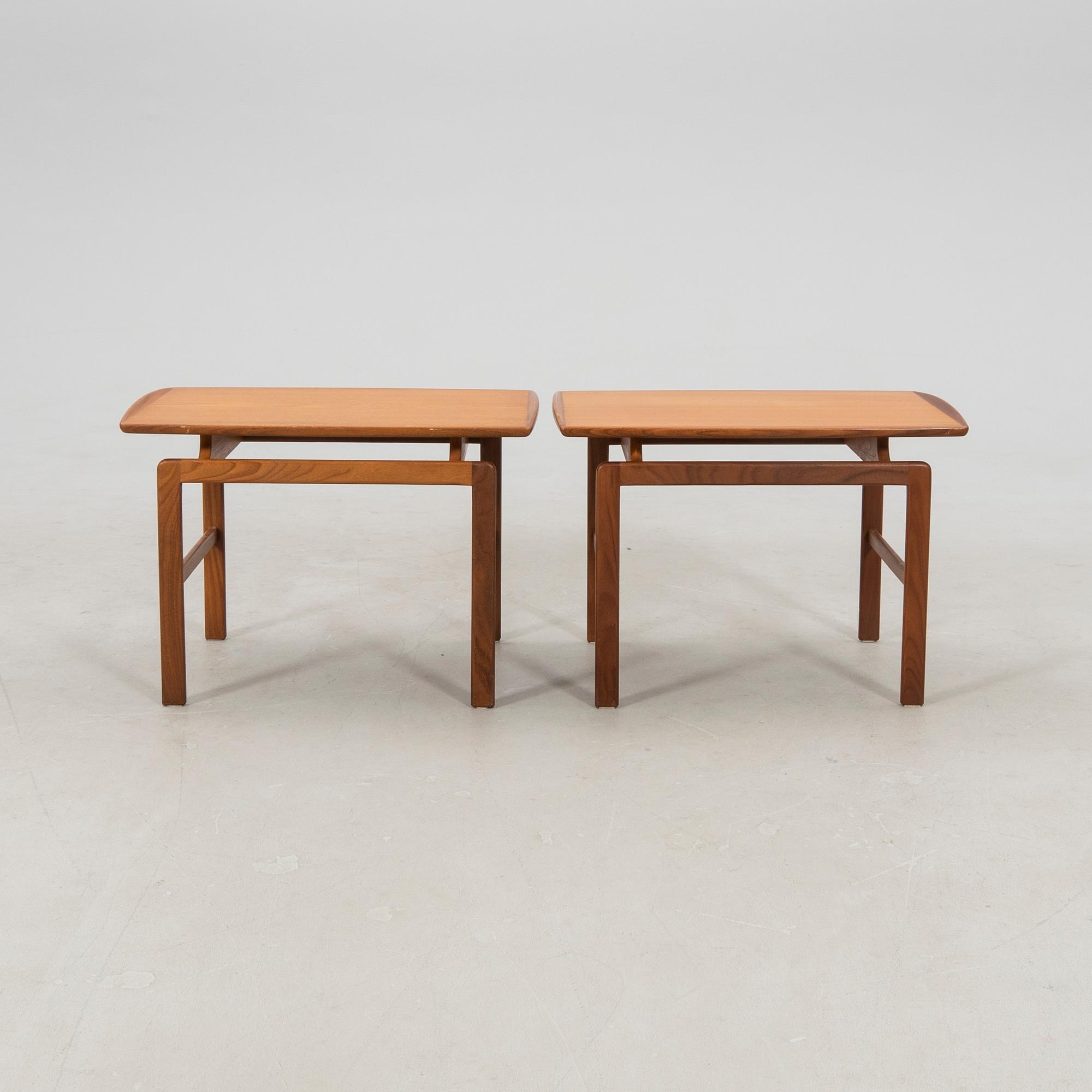 Birgitta Waldonen sidobord 2 st modellnr 13013 Asko Finland 1960-tal.