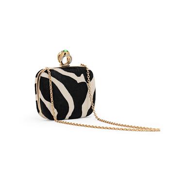 436. DOLCE & GABBANA, a zebrapatterned evening case.