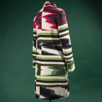 A Missoni Sport wool coat, Italian size 46.