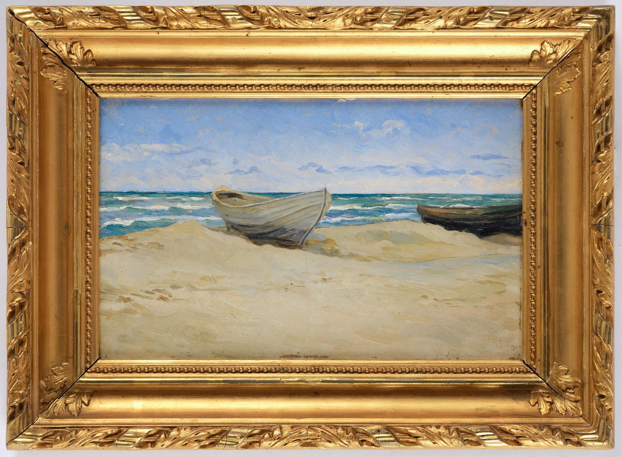 Hedvig Skarstedt, Båtar vid Skagens strand.
