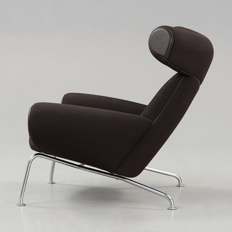 HANS J WEGNER, fåtölj "Ox-Chair", sannolikt producerad av AP-stolen, Danmark 1960-tal.