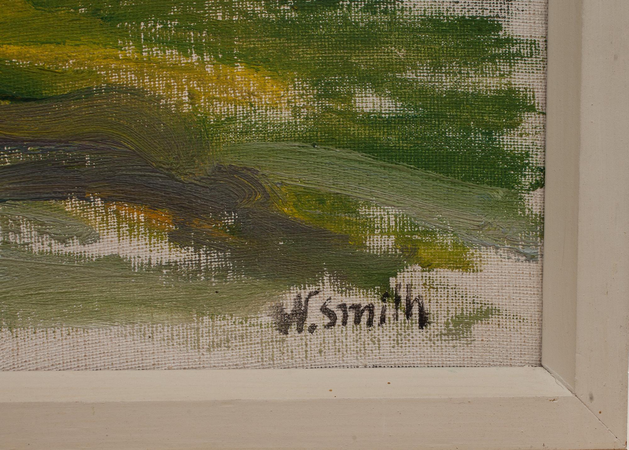 WILHELM SMITH, olja på duk. Signerad.