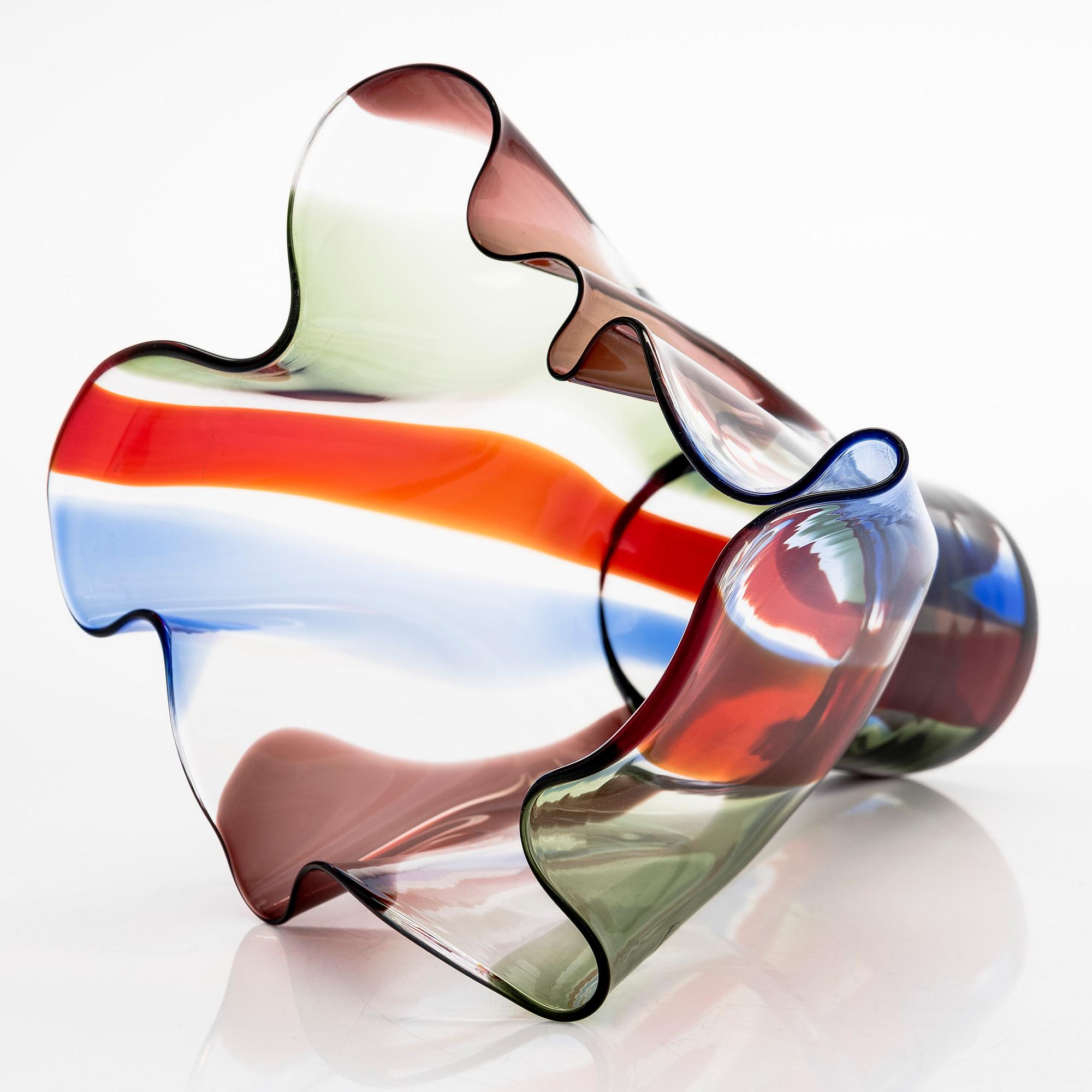 工芸品  timo sarpaneva 2002 Timo Sarpaneva, a 'Blossom' vase signed Venini 2002 Sarpaneva