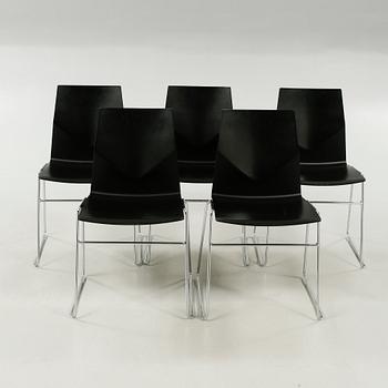 CHRISTINA STRAND & NIELS HVASS, five chairs, "Four Cast'2 Four", Four Design, 2008.