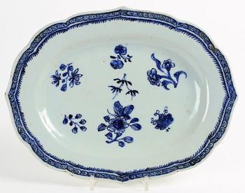 STEKFAT, porslin, Kina, 1700/1800-tal.