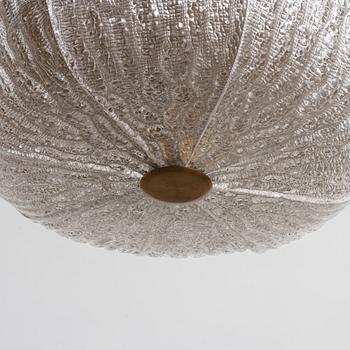 Carl Fagerlund, taklampa, Orrefors, sent 1900-tal.