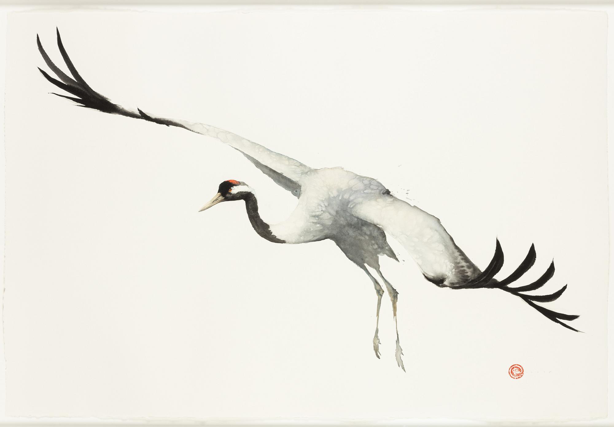 Karl Mårtens, Trana i flykt.