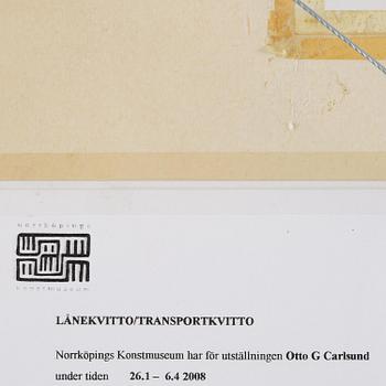 Otto G Carlsund, "Komposition".