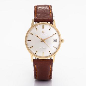 Certina, Certidate, wristwatch, 34 mm.