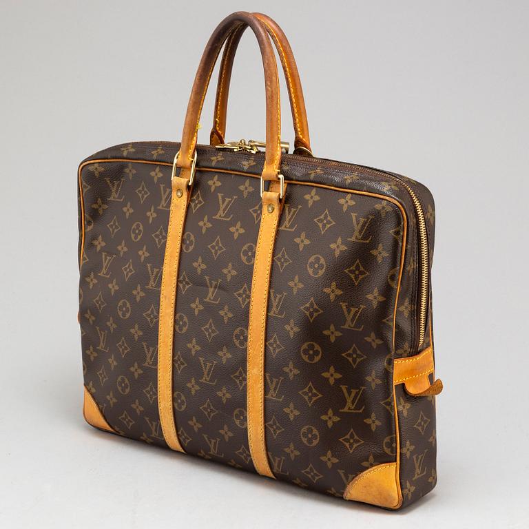 LOUIS VUITTON, a monogram canvas breifcase, "Porte Documents".