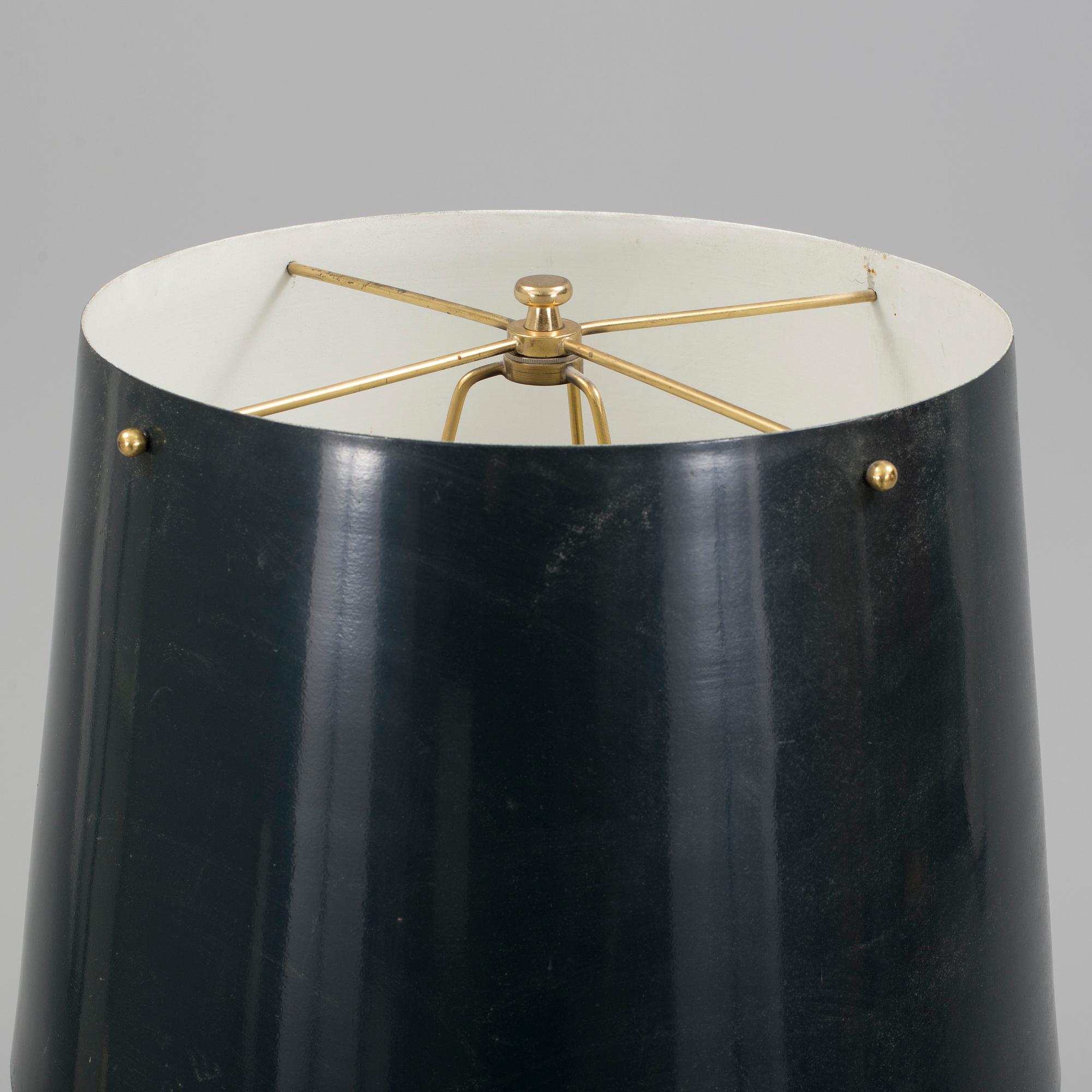 A floor lamp designed by Josef Frank, Firma Svenskt Tenn, model no 2564.