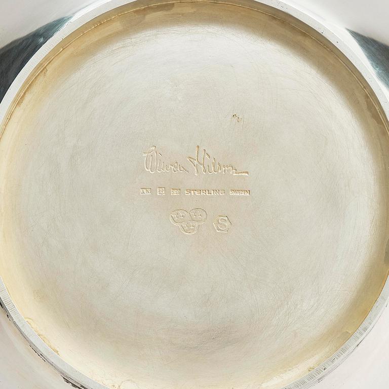 Wiwen Nilsson, a sterling silver bowl, Lund, Sweden 1968.