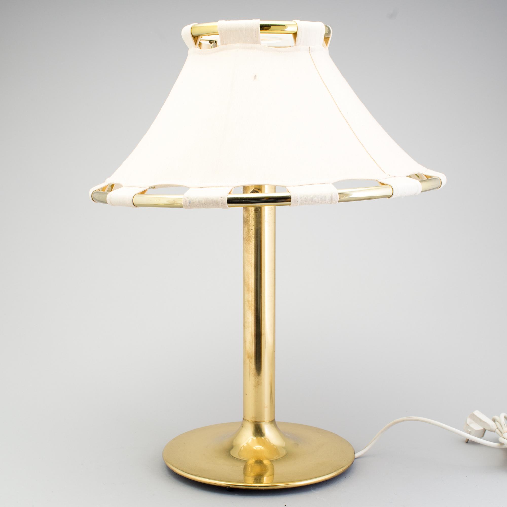 An "Anna" 1980s brass table lamp by Ateljé Lyktan, .