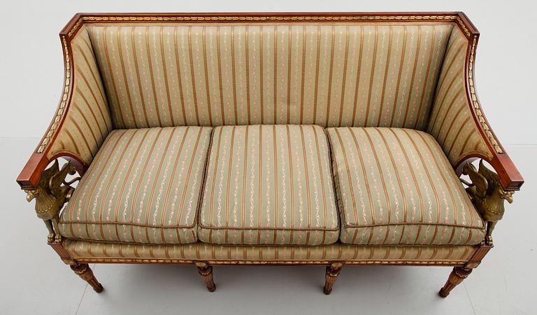 SOFFA, empirestil, 1800-/1900-tal.