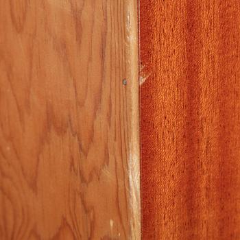 A mahogany veneered cabinet, mid 20th Century.