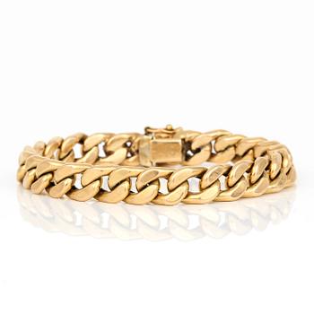 ARMBAND, 18K guld, Italien. Total vikt ca 23 g.