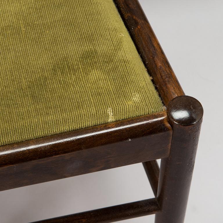 Kerstin Hörlin-Holmquist, A set of six Charlotte chairs  by Asko, Finland, 1970s.