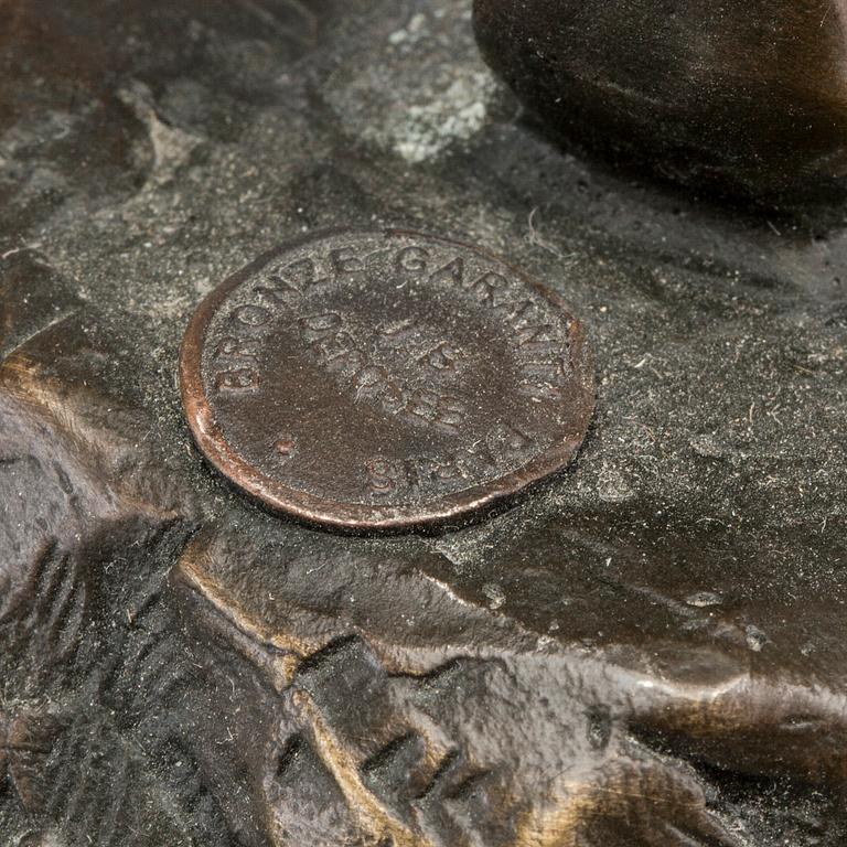 Pierre Le Faguays, after, sculpture, Woman with bow.