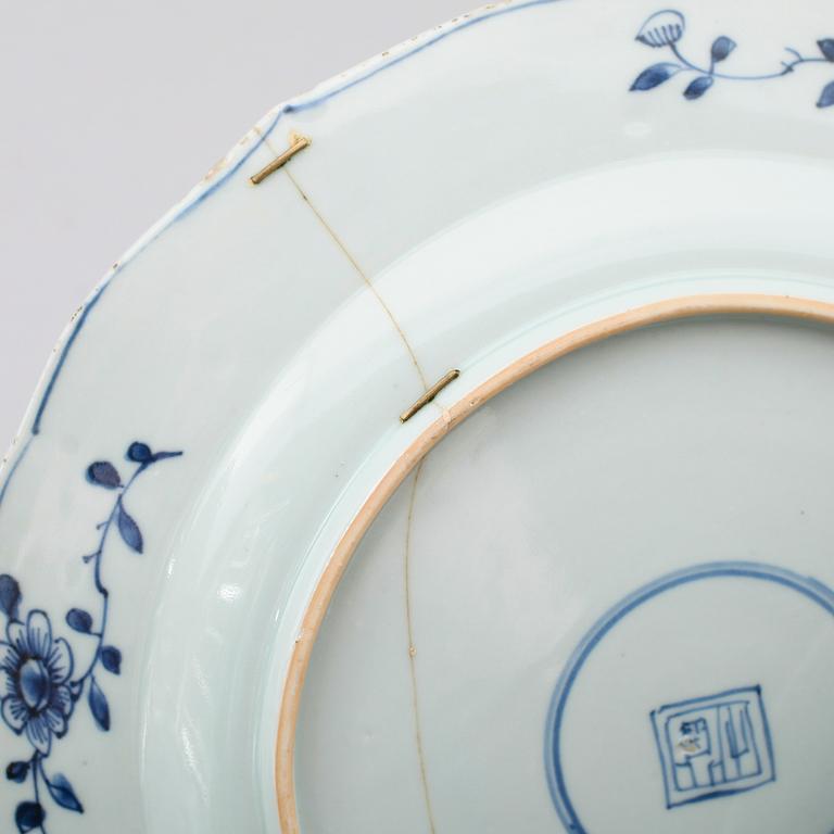TALLRIKAR, 10 st, porslin, Kina, Qianlong 1736-1795.