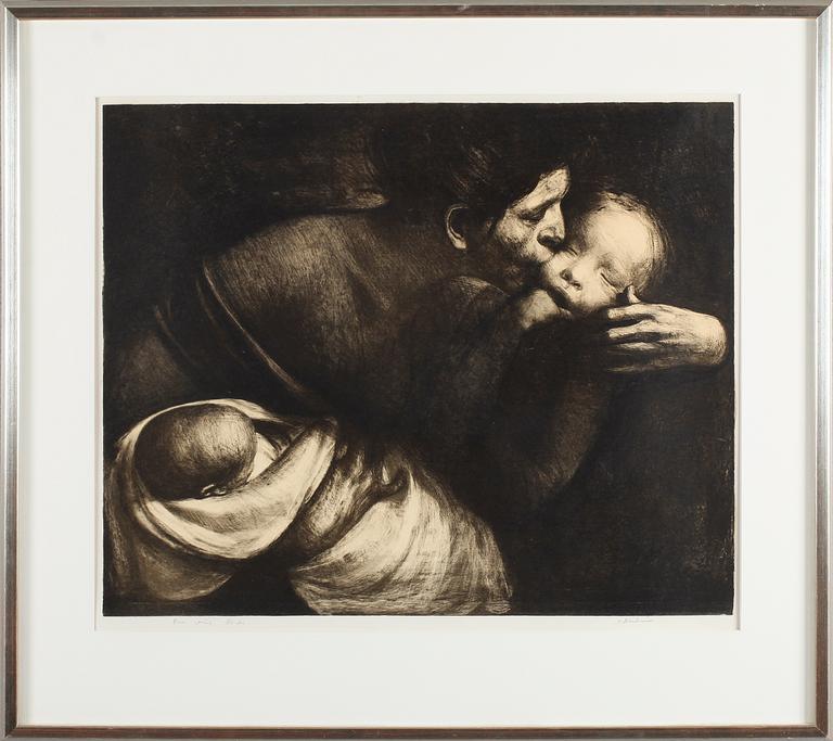 ODD NERDRUM, litografi, signerad.