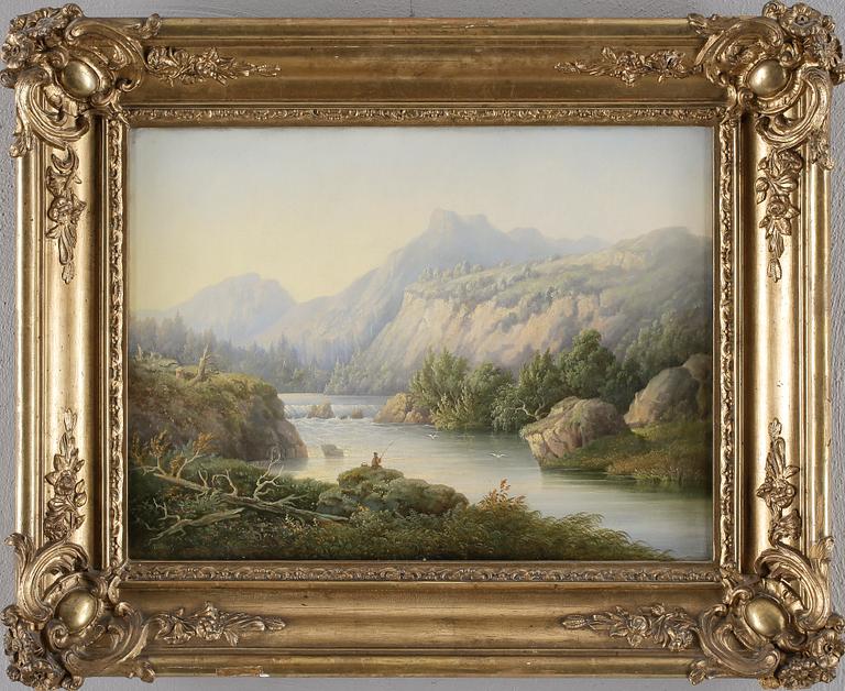 THEODOR BILLING, olja på duk, signerad.