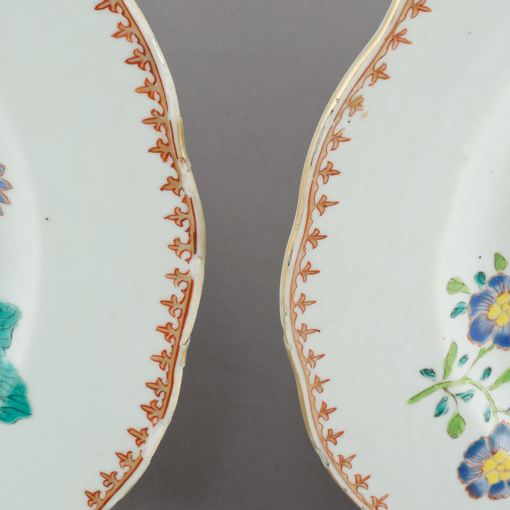 FAT, ett par, porslin, Kina, 1700-tal.