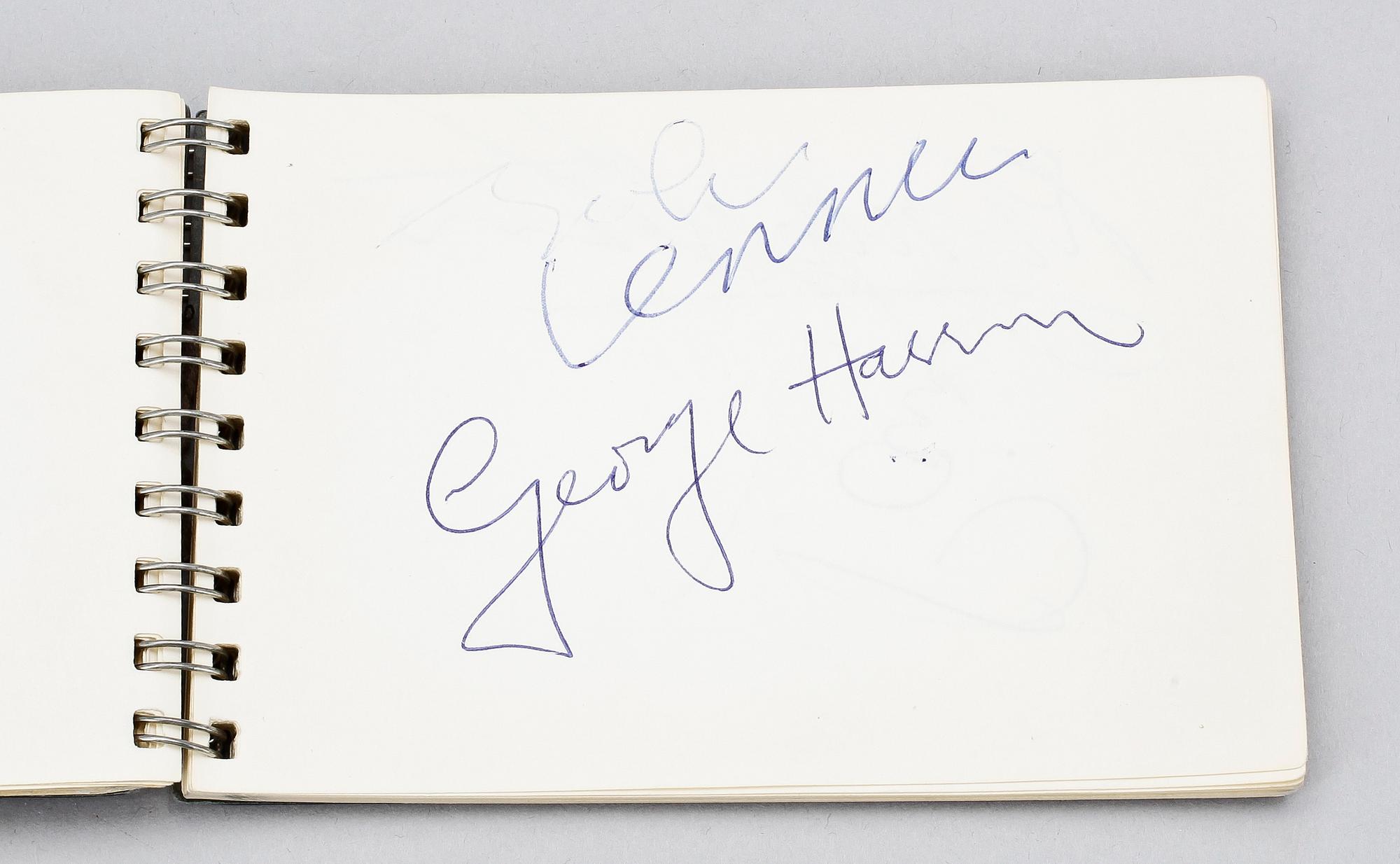 AUTOGRAFBLOCK, bl a Beatles.