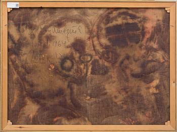 ROY LINDQVIST, olja på duk, signerad a tergo och daterad okt 1964.